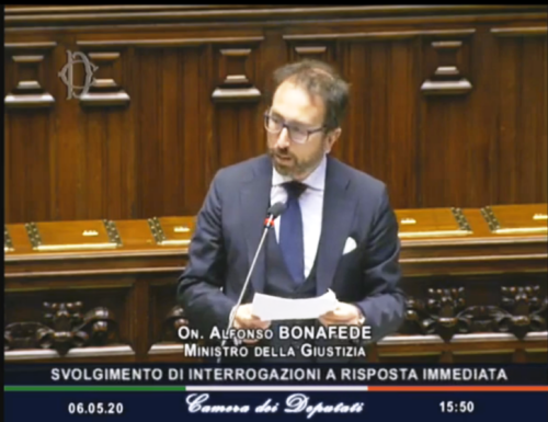 Question time: ministro bonafede. interferenza Di Matteo, dichiarazioni ben prima giugno, la ricostruzione nel – video